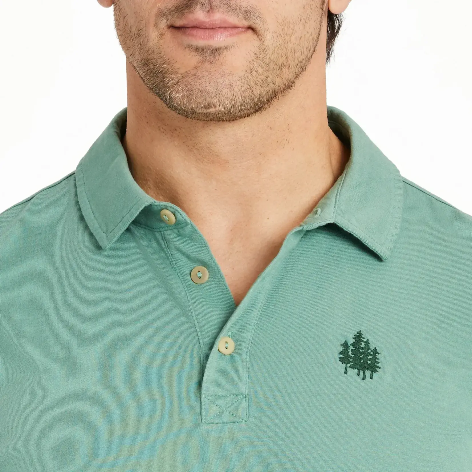Life is Good Simple Forest Crusher-LITE Polo
