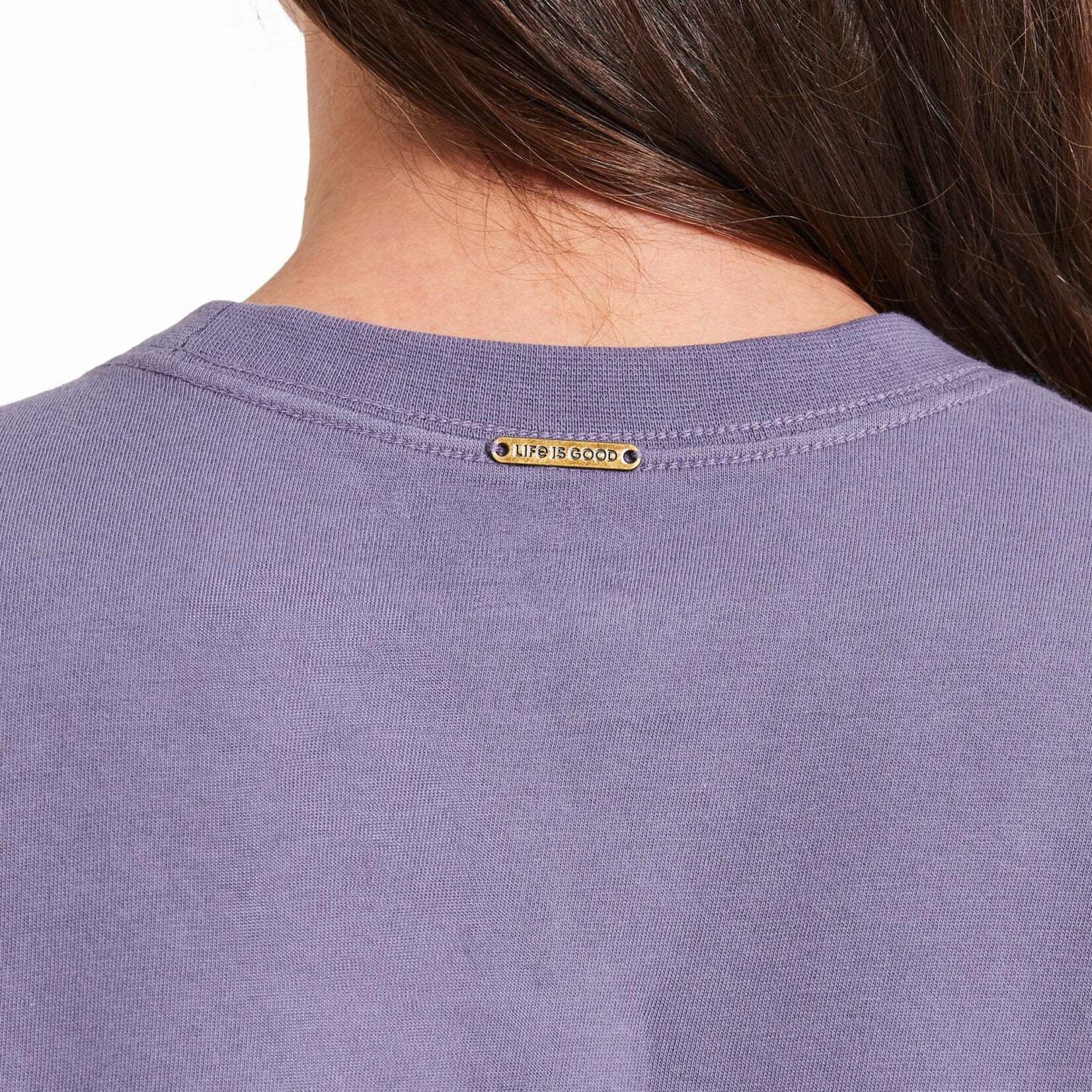 Life is Good Dusk Purple Crusher Midi Dress