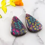 No Man's Land Modern Purple Garden Oversize Teardrop