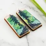 No Man's Land Pastel Forest Tapered Rectangle