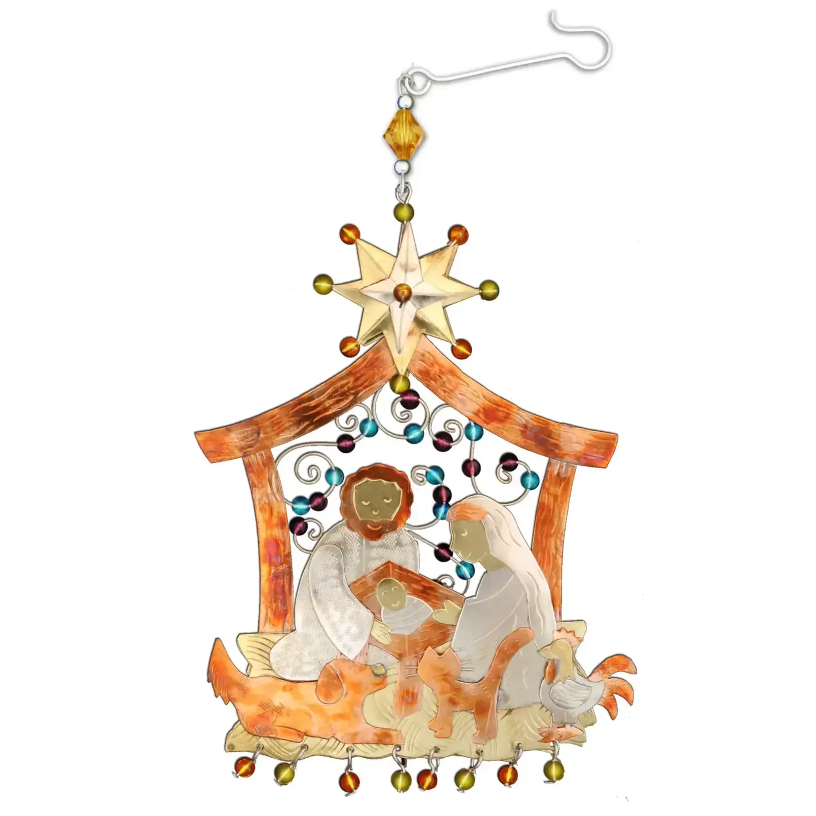 Pilgrim Imports Family & Pets Nativity Ornament