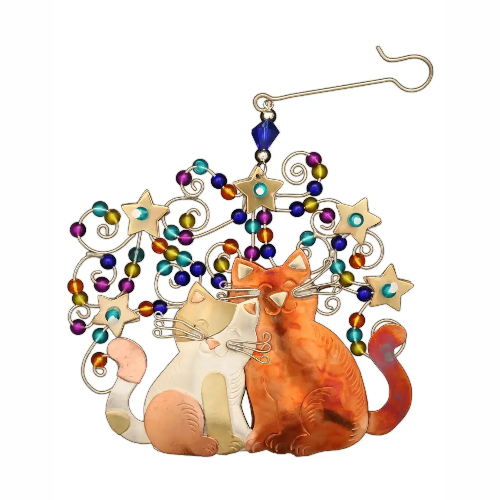Pilgrim Imports Starry Night Cats Ornament