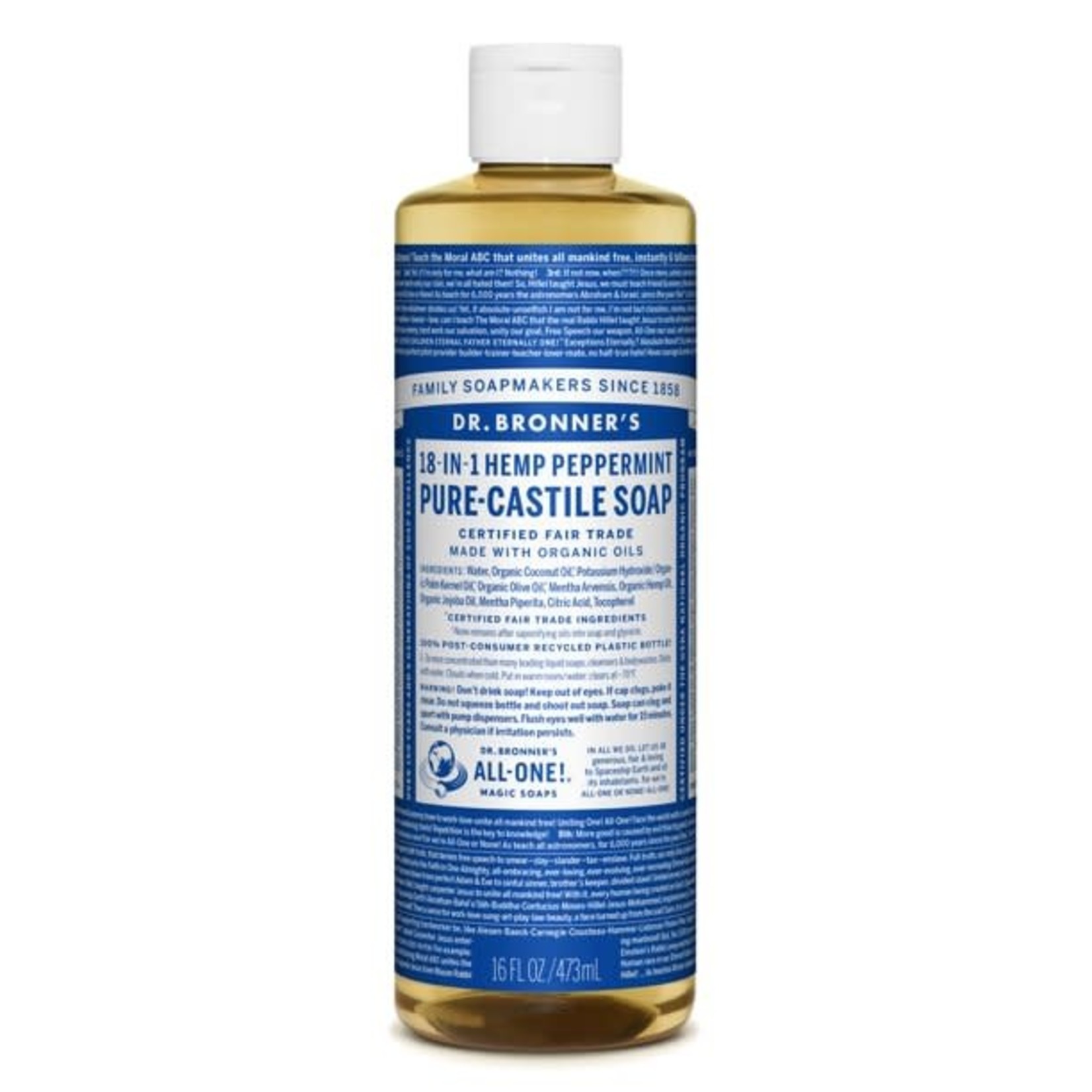 Dr. Bronner's Liquid Castile Soap Peppermint Dr. Bronner's