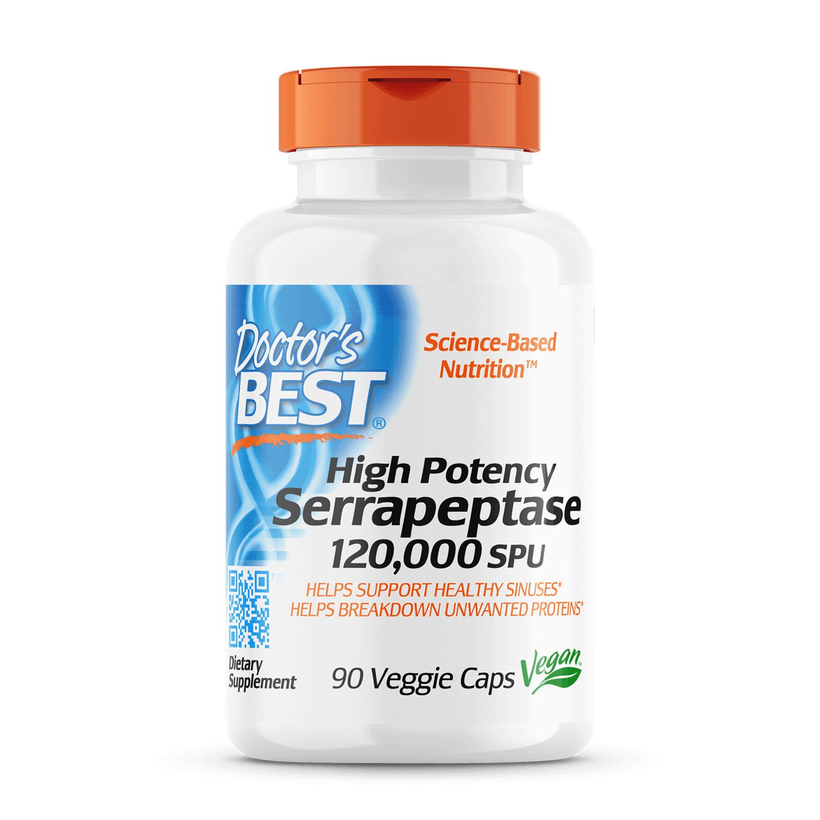 Doctor's Best Serrapeptase 120,000IU (90vcaps) Doctor's Best