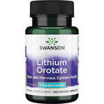 Swanson Lithium Orotate 5mg (60caps) Swanson