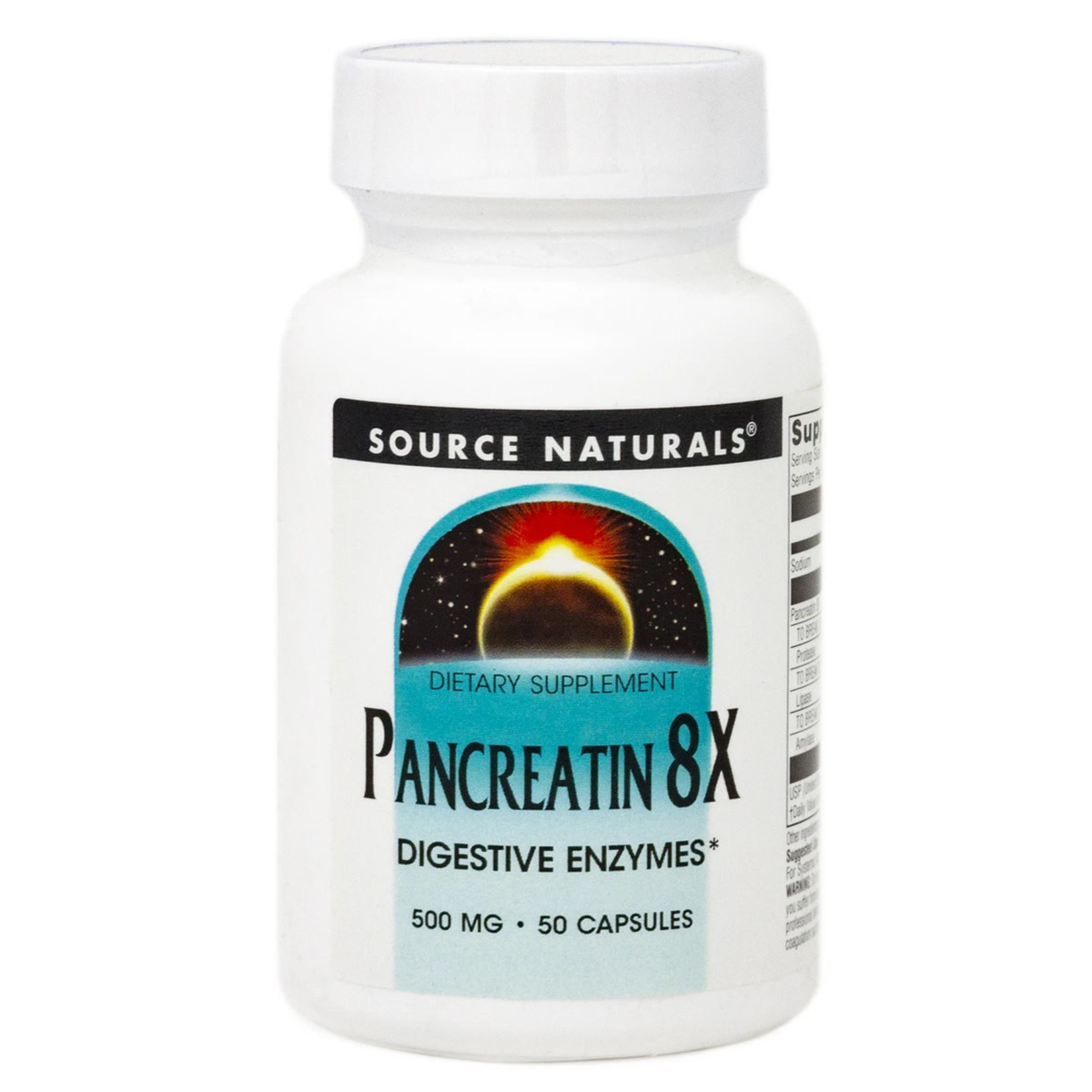 Source Naturals Pancreatin 8x 500mg (50caps) Source Naturals