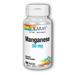 Solaray Manganese 50mg (100caps) Solaray