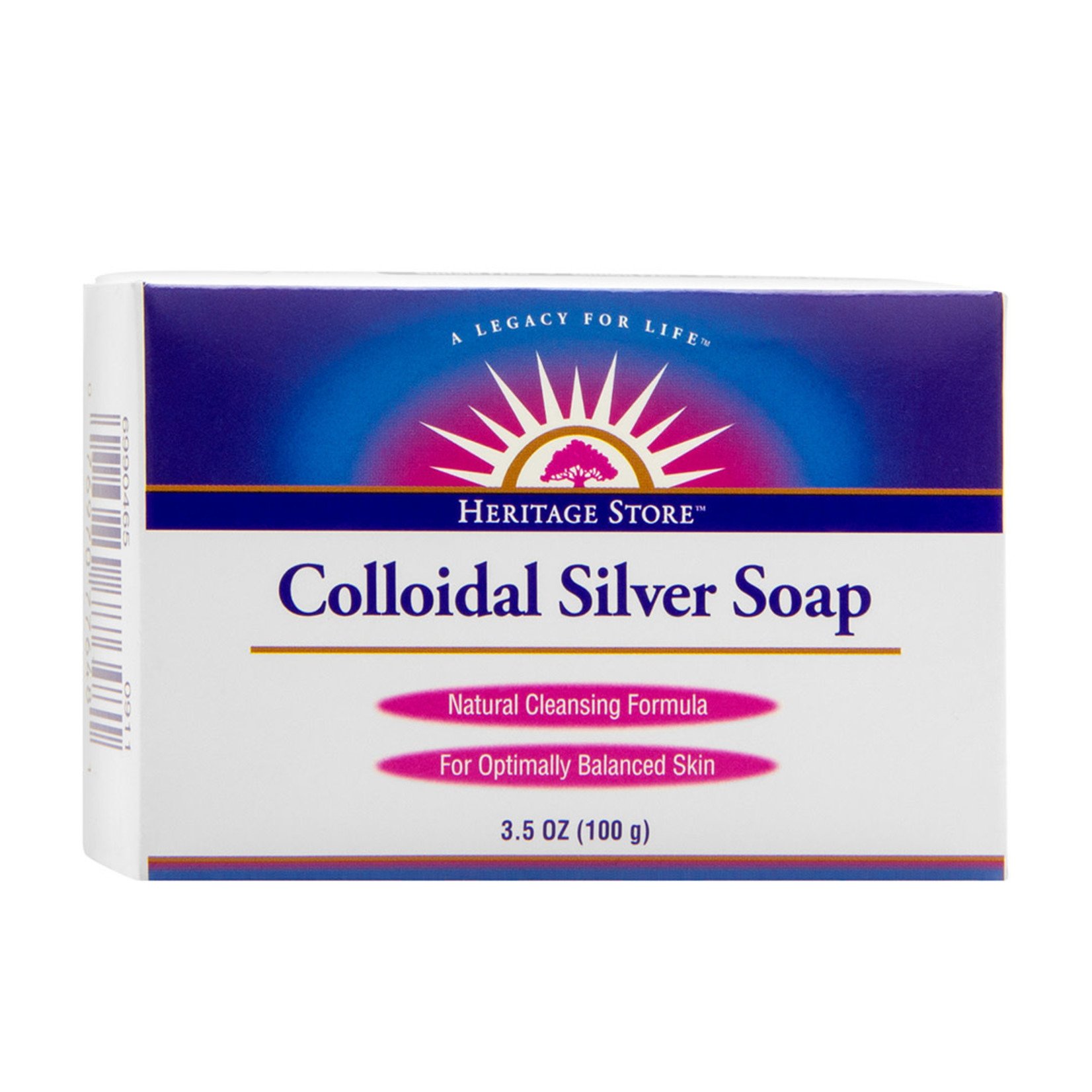 Heritage Colloidal Silver Soap Rosemary  (3.5oz) Heritage