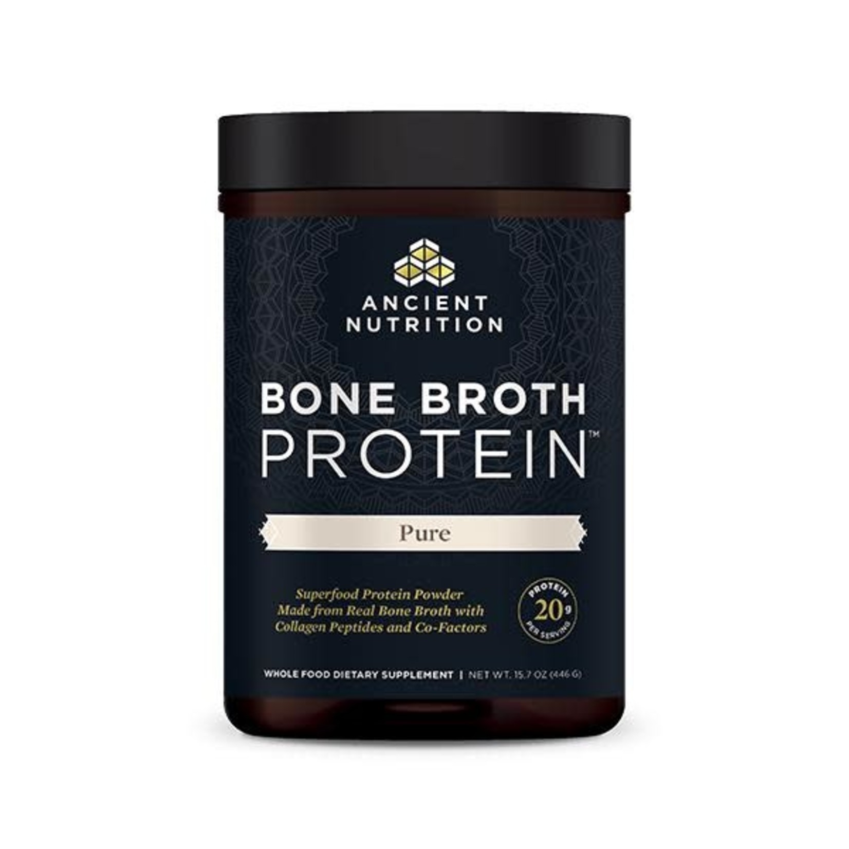 Ancient Nutrition Bone Broth Protein Pure (15.7oz) Ancient Nutrition
