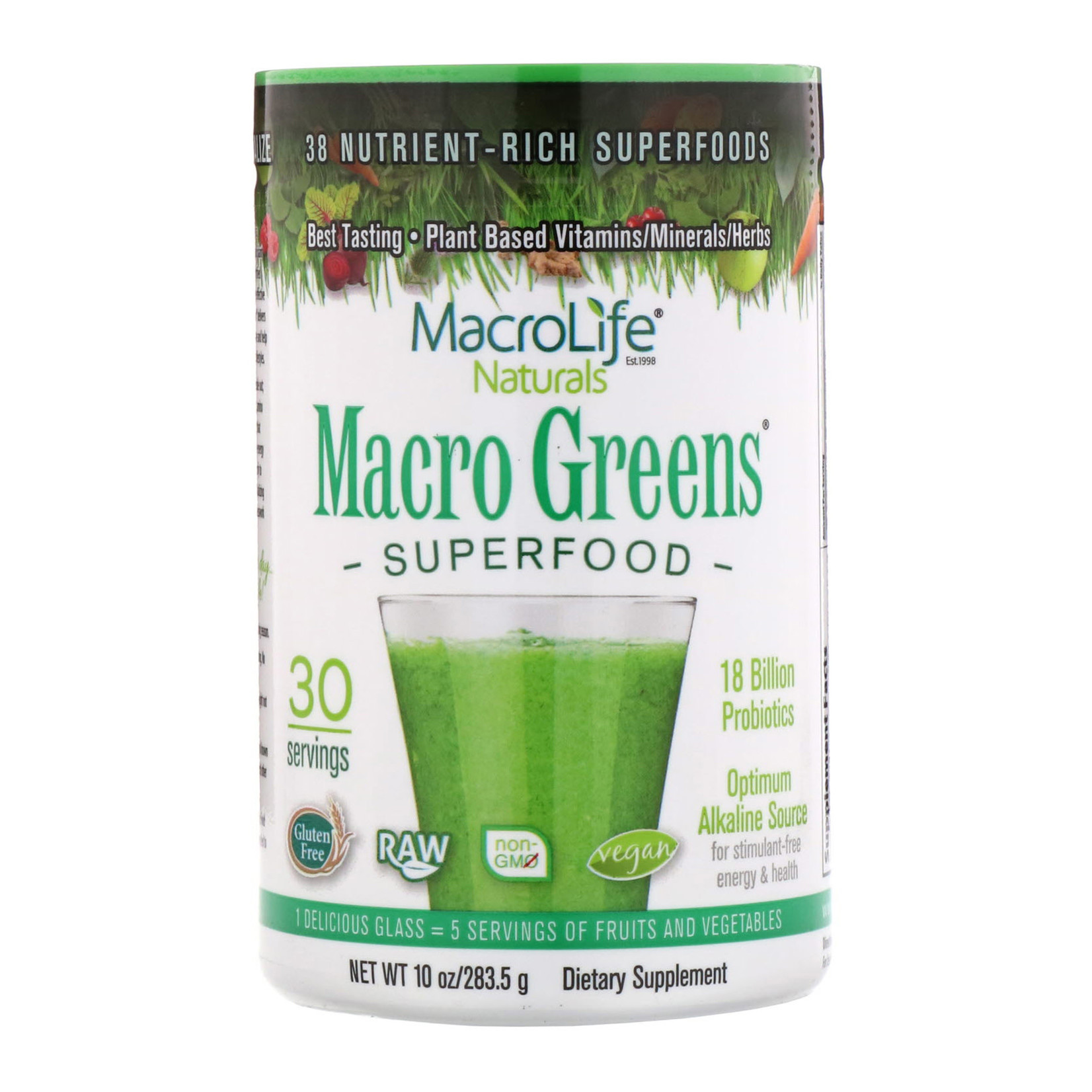 MacroLife Macro Greens Superfood (10oz) MacroLife