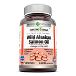 Amazing Nutrition Wild Alaskan Salmon Oil (180sgels) Amazing Nutrition