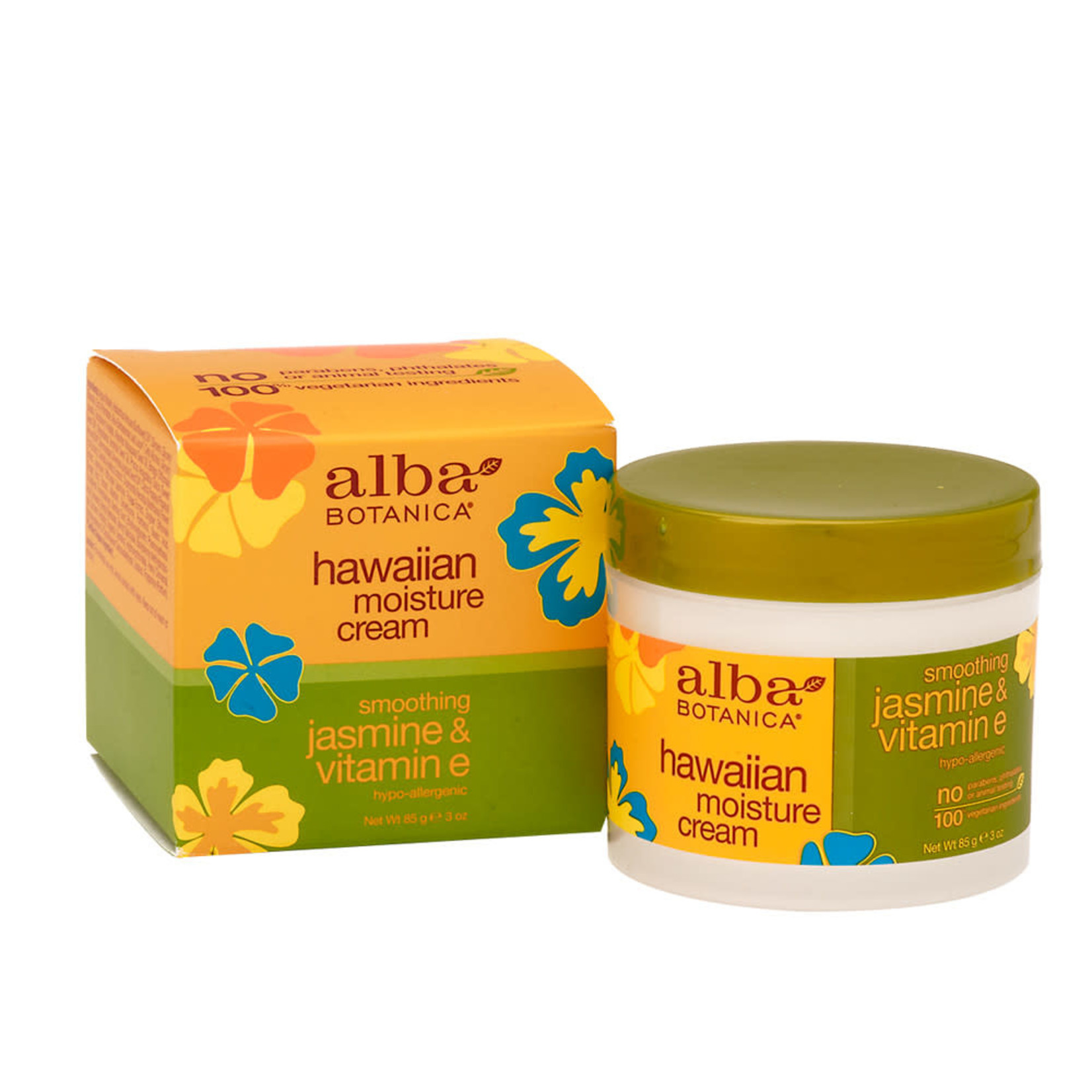 Alba Hawaiian Moisture Cream Jasmine & Vit E  (3oz) Alba