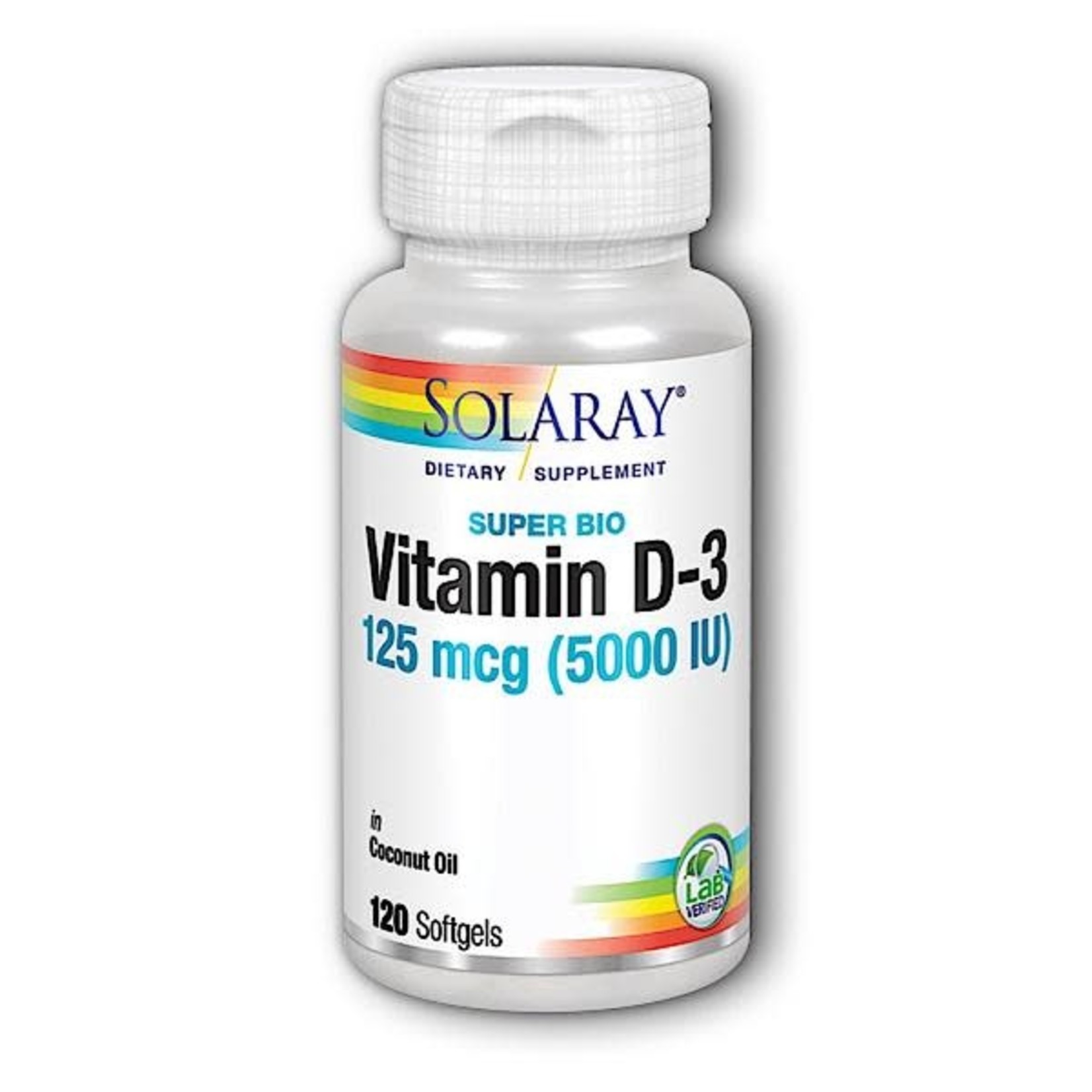 Solaray Super Bio Vitamin D-3 (120sgels) Solaray