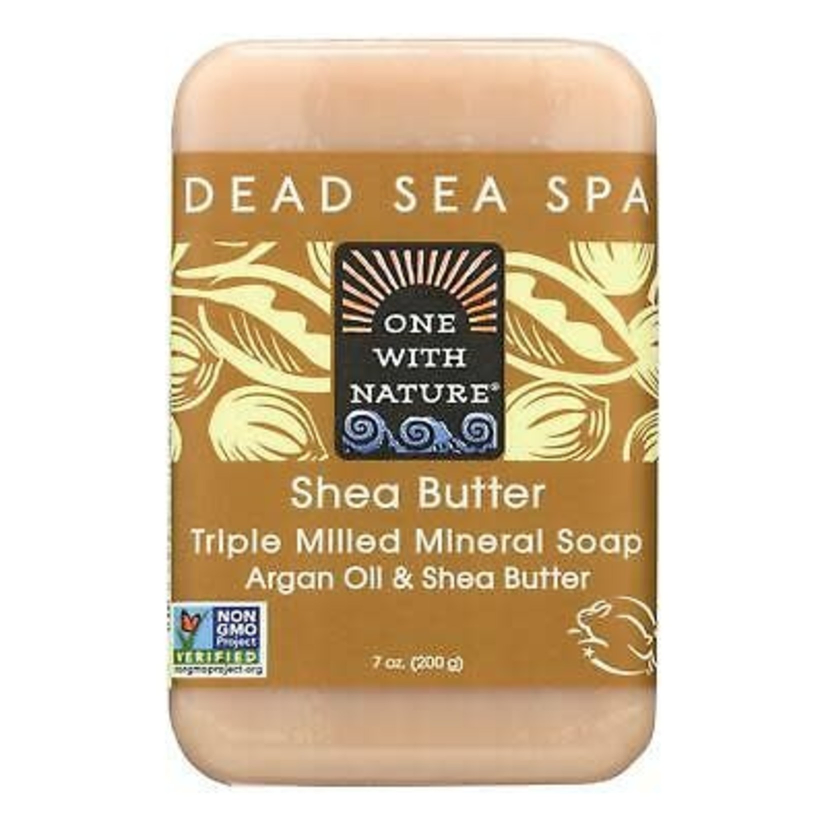 One With Nature Shea Butter Dead Sea Soap (7oz) One With Nature