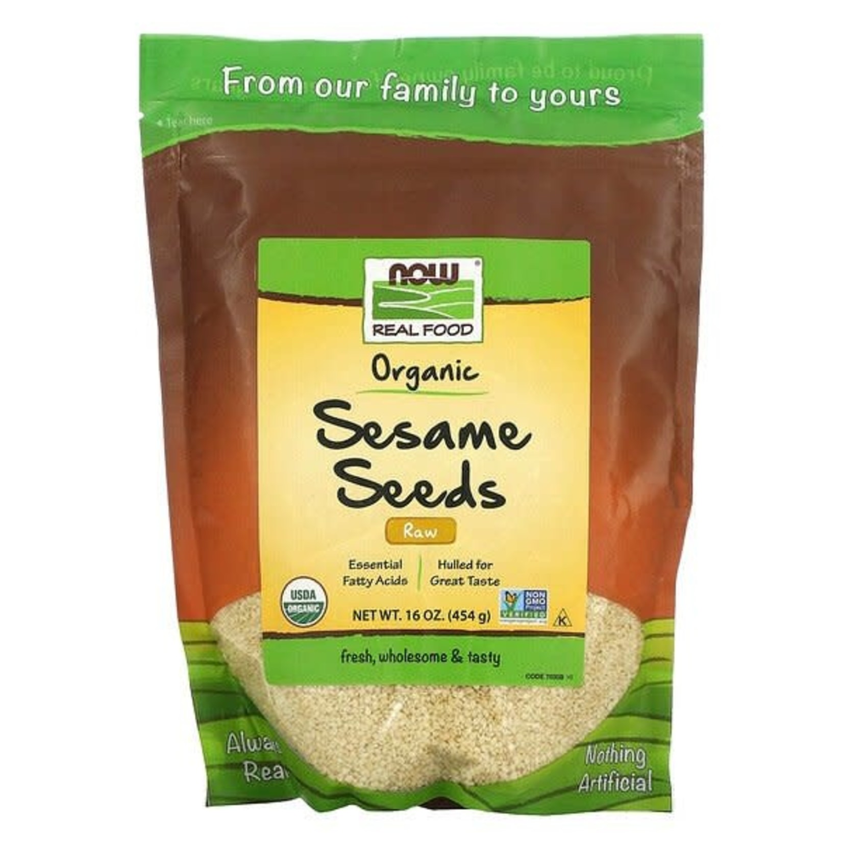 NOW Organic Sesame Seeds (16oz) NOW