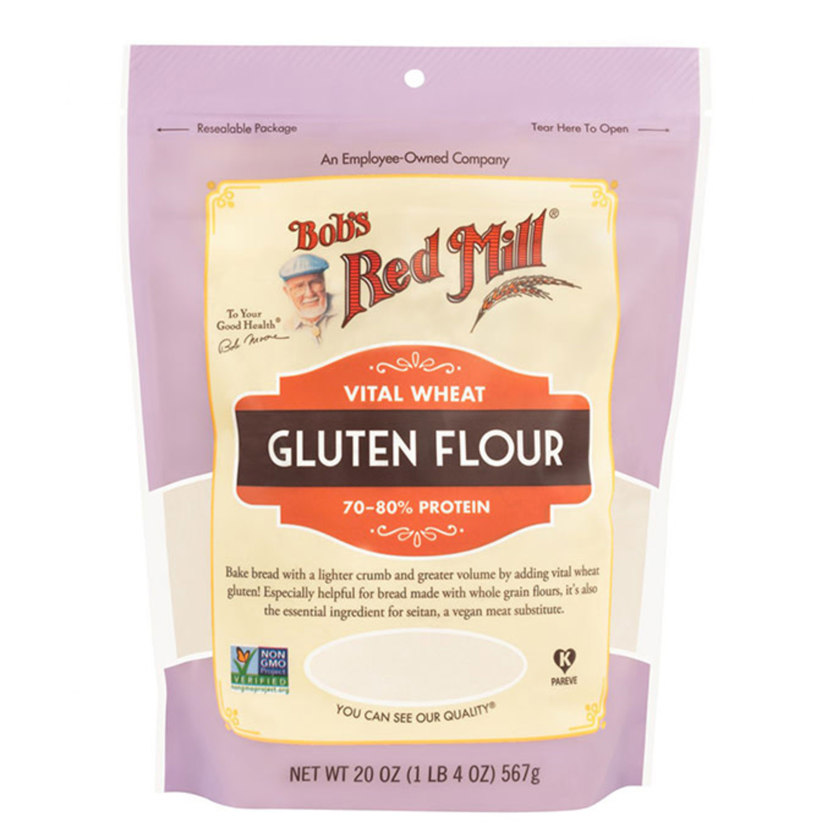 Bob's Red Mill Vital Wheat Gluten (20oz) Bob's Red Mill