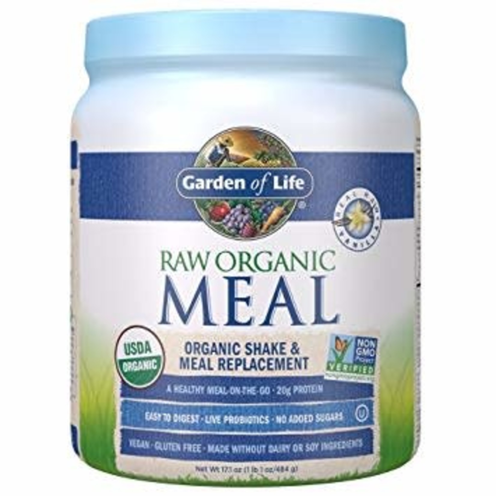 Garden Of Life Raw Organic Meal Vanilla (17.1oz) Garden Of Life