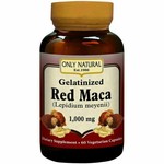 Only Natural Gelatinized Red Maca (60vcaps) Only Natural