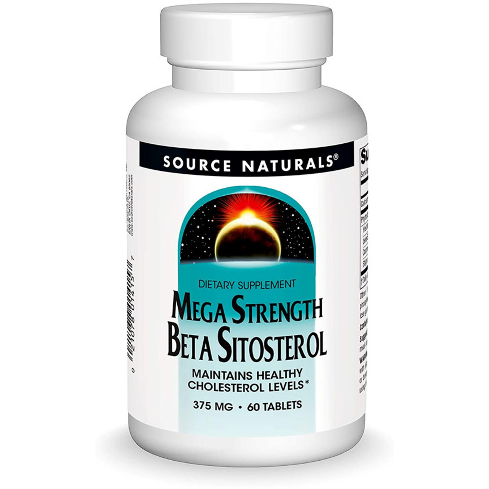 Source Naturals Mega Beta Sitosterol 375 (60tabs) Source Naturals