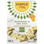 Simple Mills Rosemary & Sea Salt Crackers (4.25oz) Simple Mills