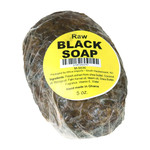 Raw Black Soap (5oz)