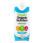 Orgain Organic Vegan Protein Vanilla Shake (11oz) Orgain