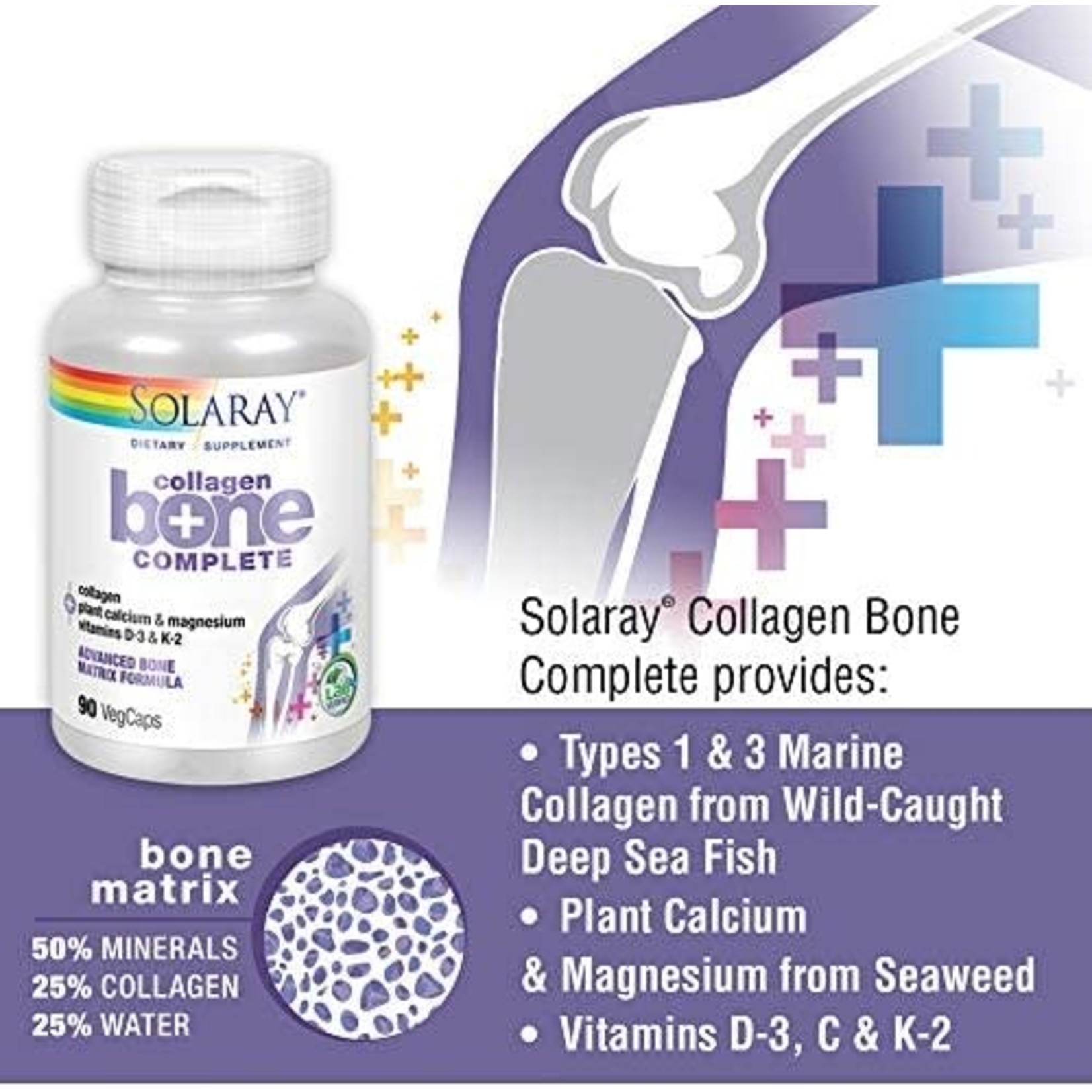 Solaray Collagen Bone Complete (90vcaps) Solaray