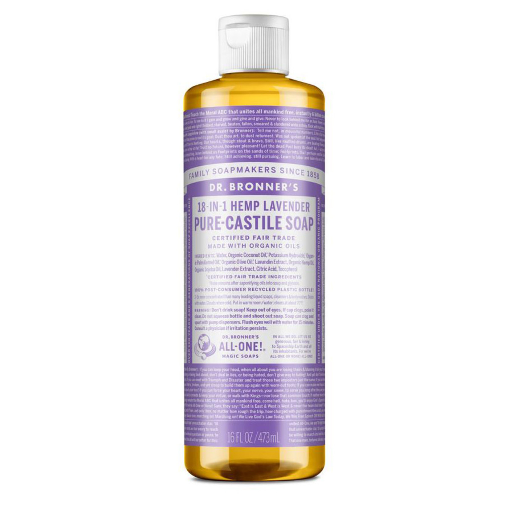 Dr. Bronner's Liquid Castile Soap Lavender Dr. Bronner's