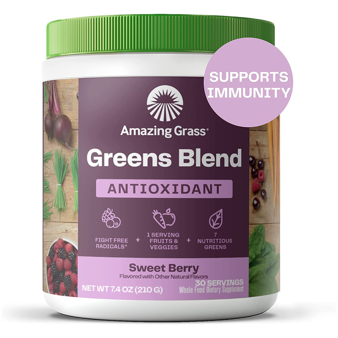 Green Superfood Antioxidant (7.4oz) Amazing Grass Nature's Discount