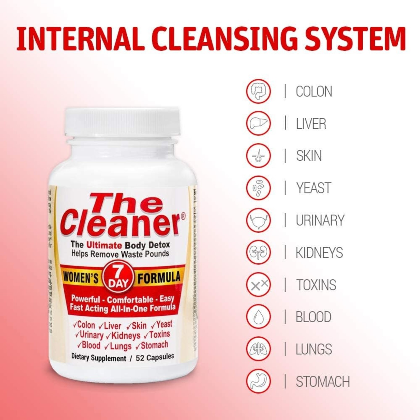 Century Systems Women's 7 Day (52vcaps) The Cleaner