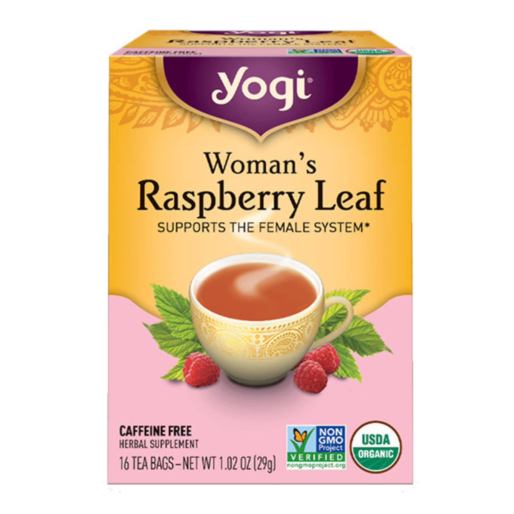 Yogi Woman's Raspberry Leaf (16tbags) Yogi