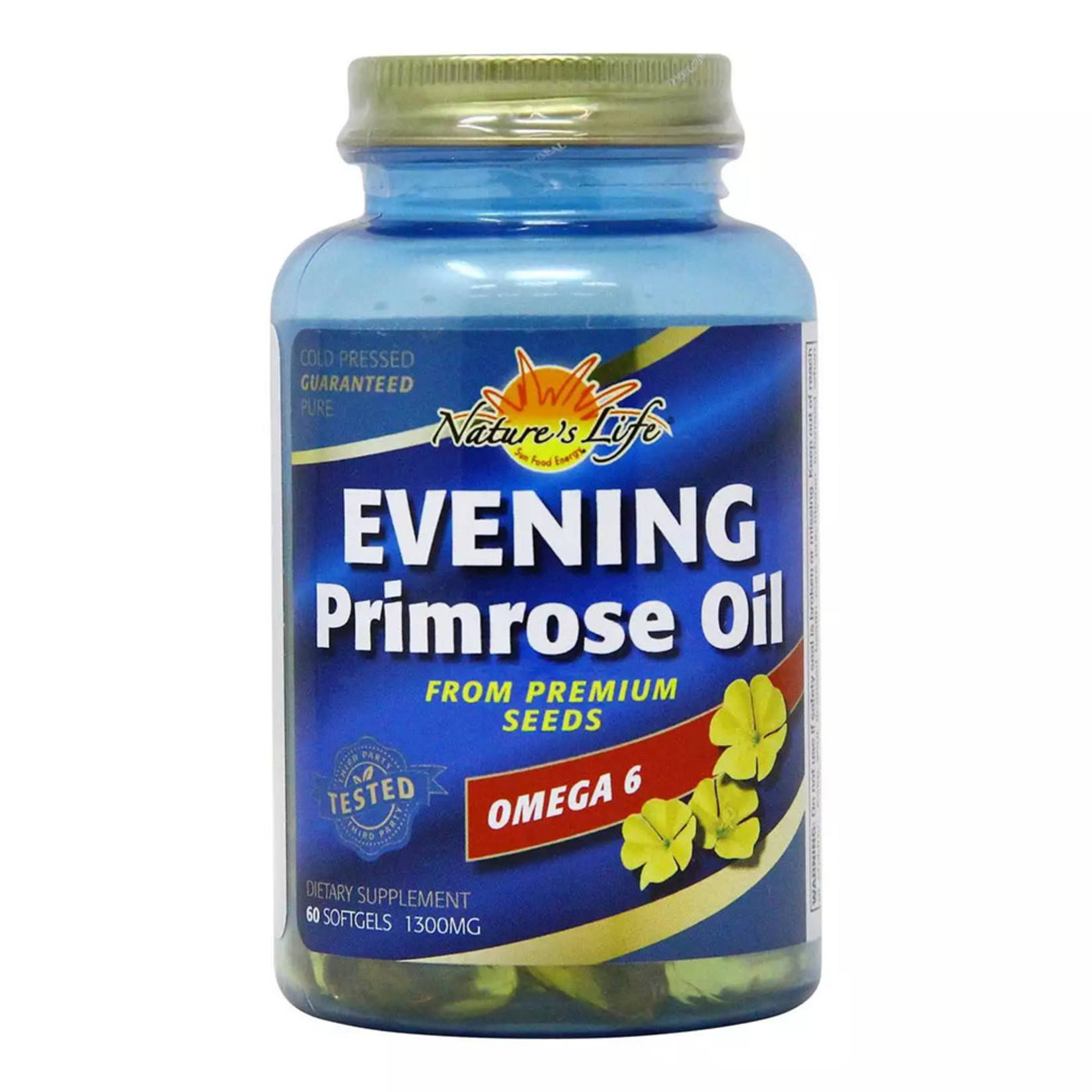 Nature's Life Evening Primrose 1300mg (60sgels) Nature's Life