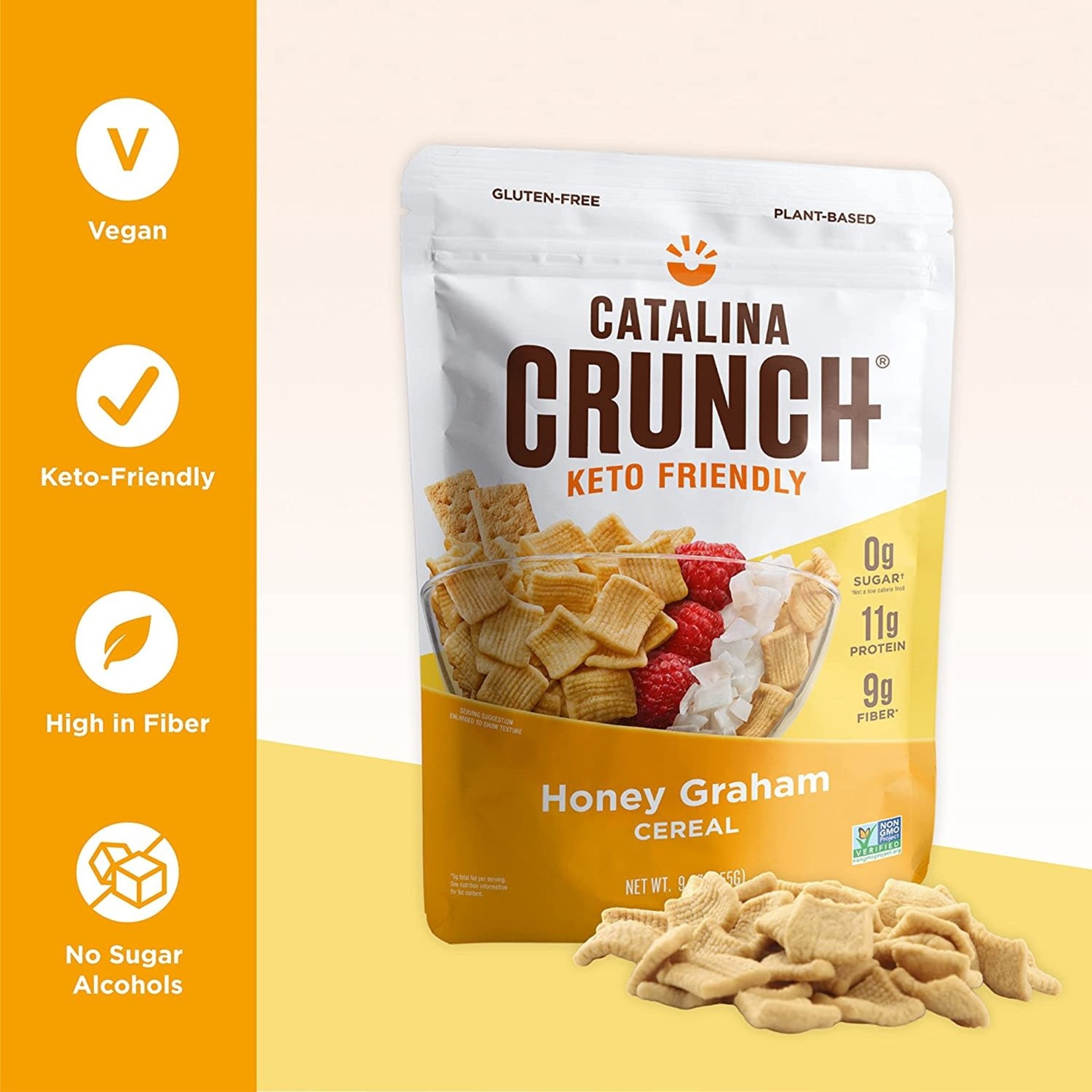 Catalina Crunch Graham Cracker Keto Cereal (9oz) Catalina
