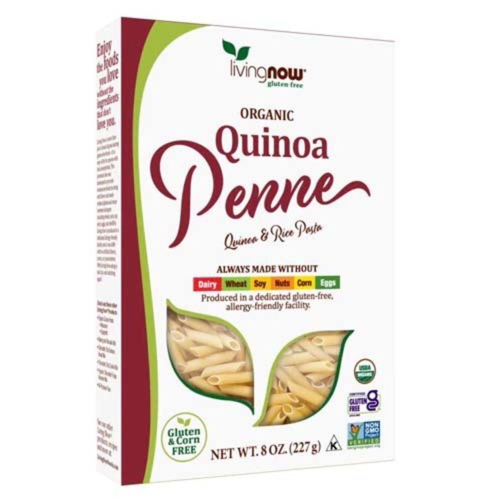 NOW Organic Quinoa Penne (8oz) NOW