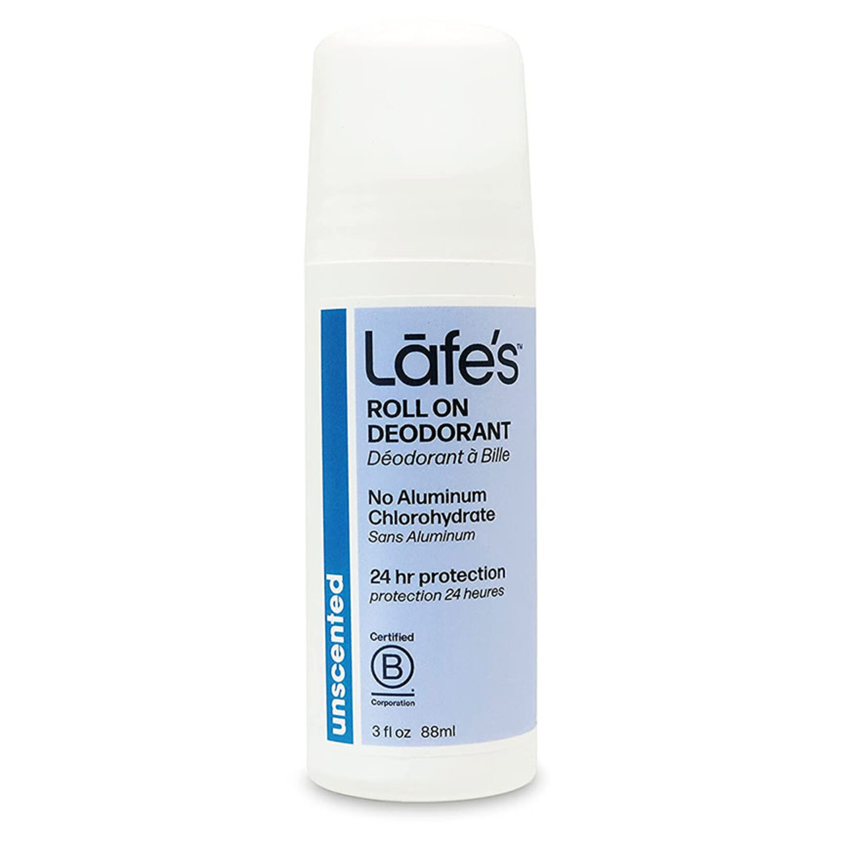 Lafe's Deodorant Roll-On Unscented (3oz) Lafe's