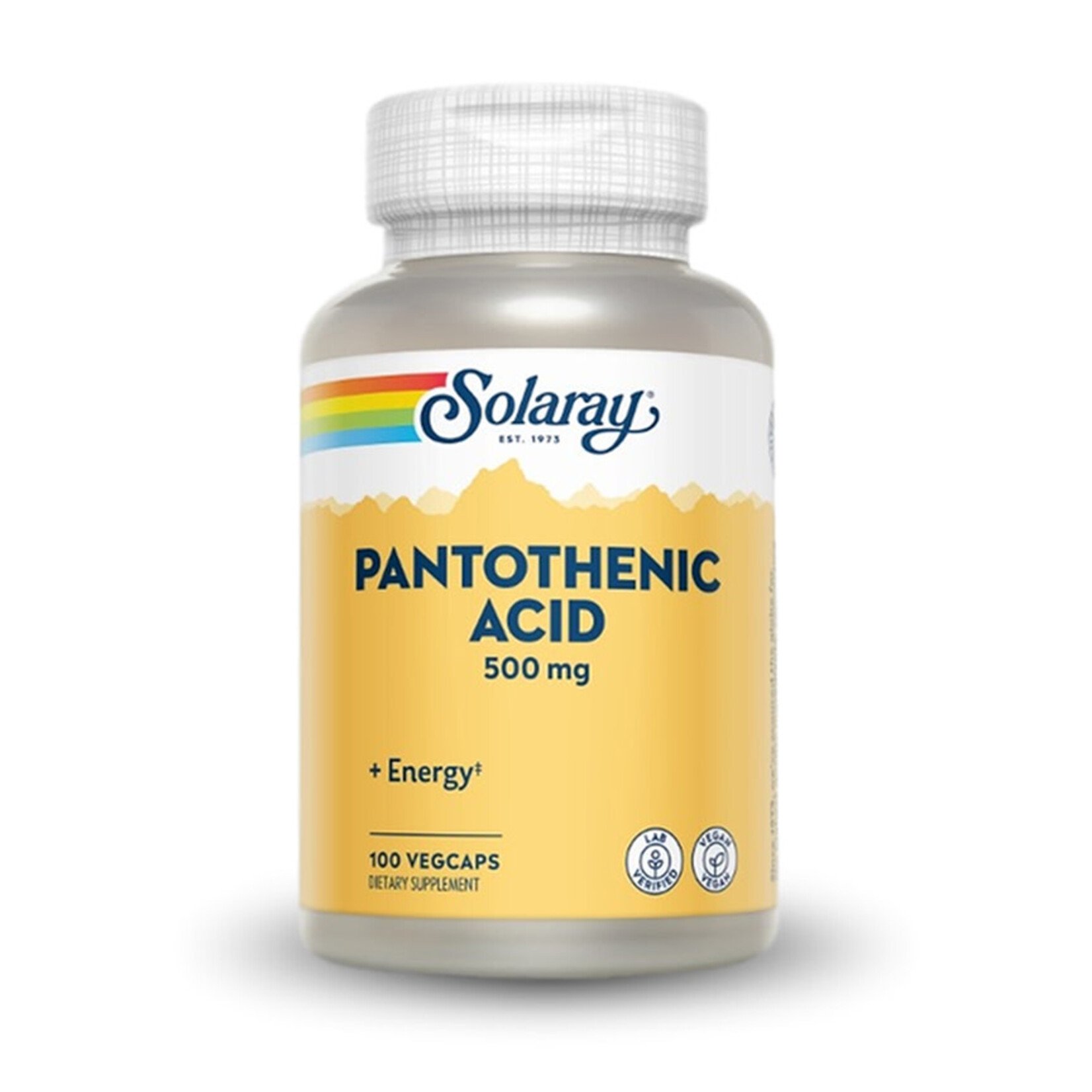 Solaray Pantothenic Acid 500mg (100caps) Solaray