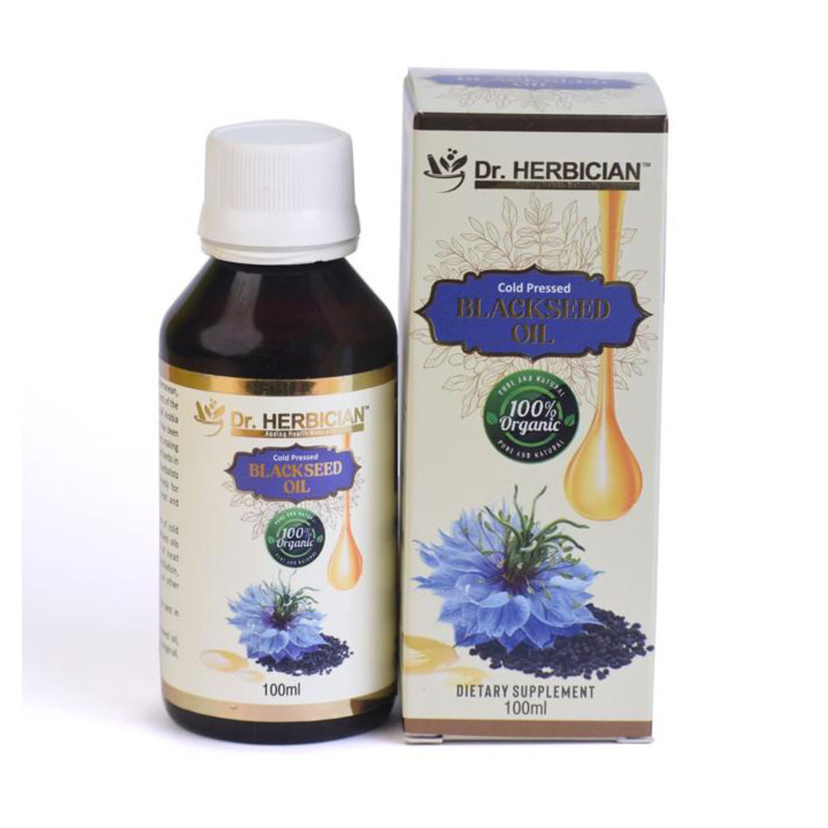Dr. Herbician Organic Black Seed Oil (100ml) Dr. Herbician