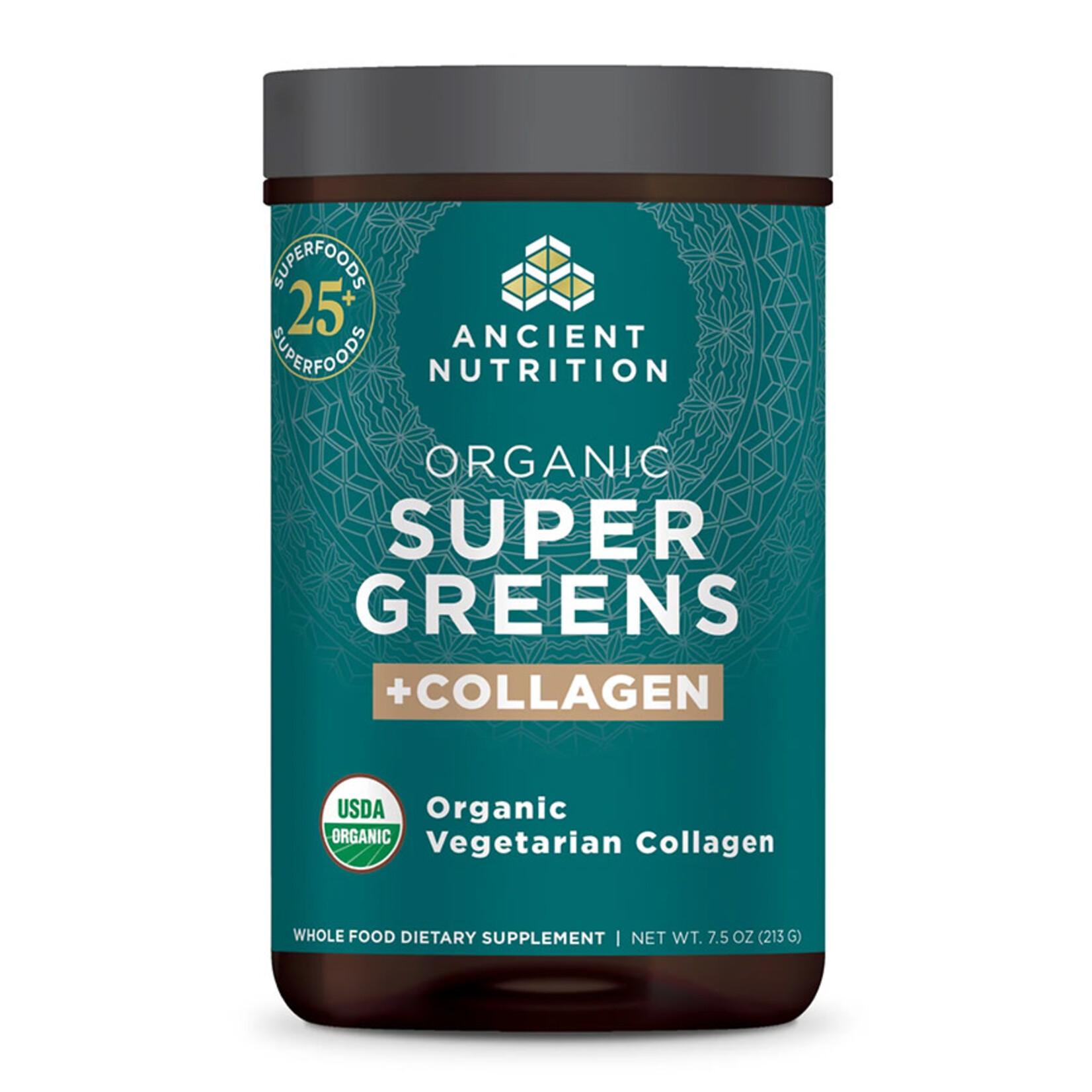 Ancient Nutrition Organic Super Greens Collagen (7.5oz) Ancient Nutrition