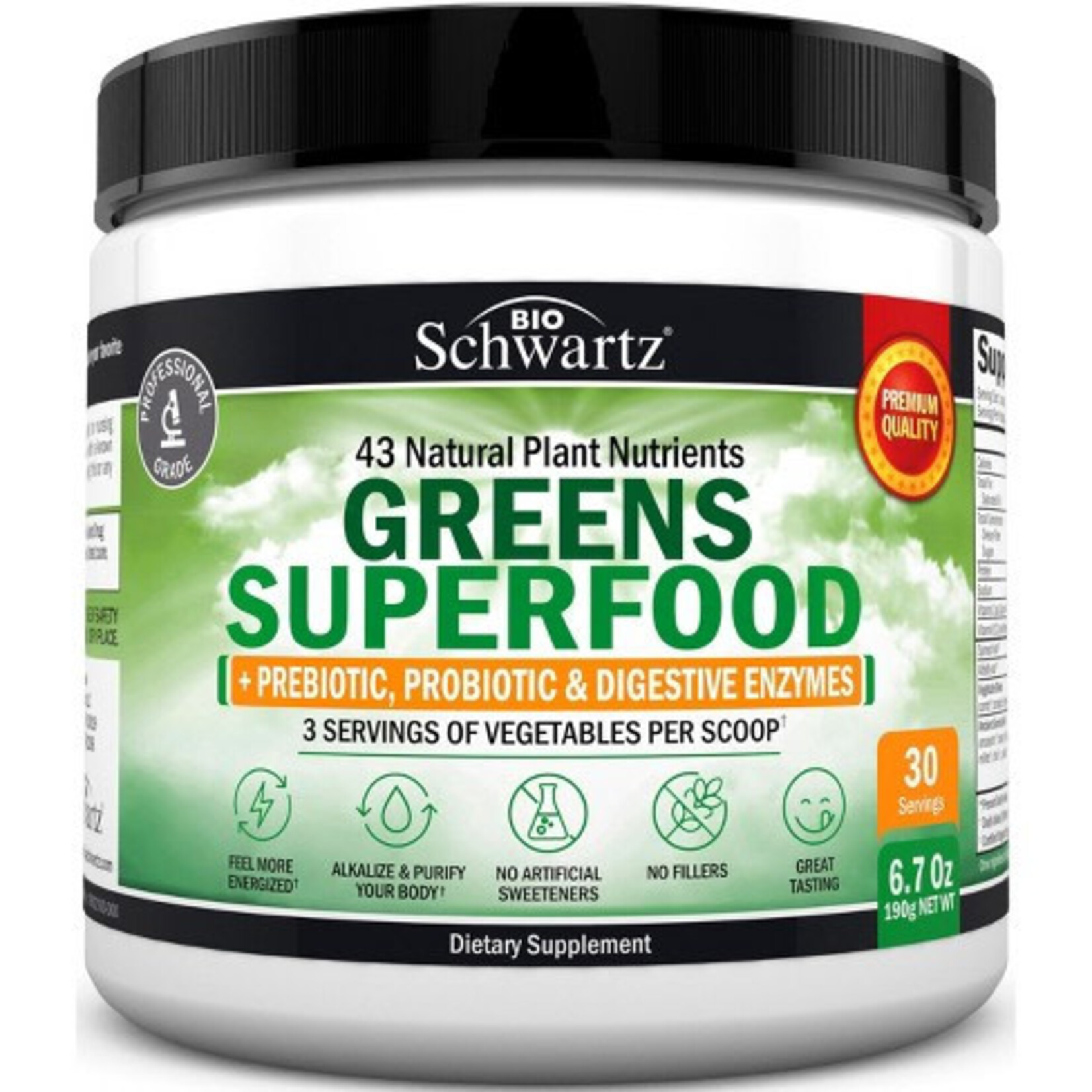 BioSchwartz Greens Superfood (6.7oz) BioSchwartz