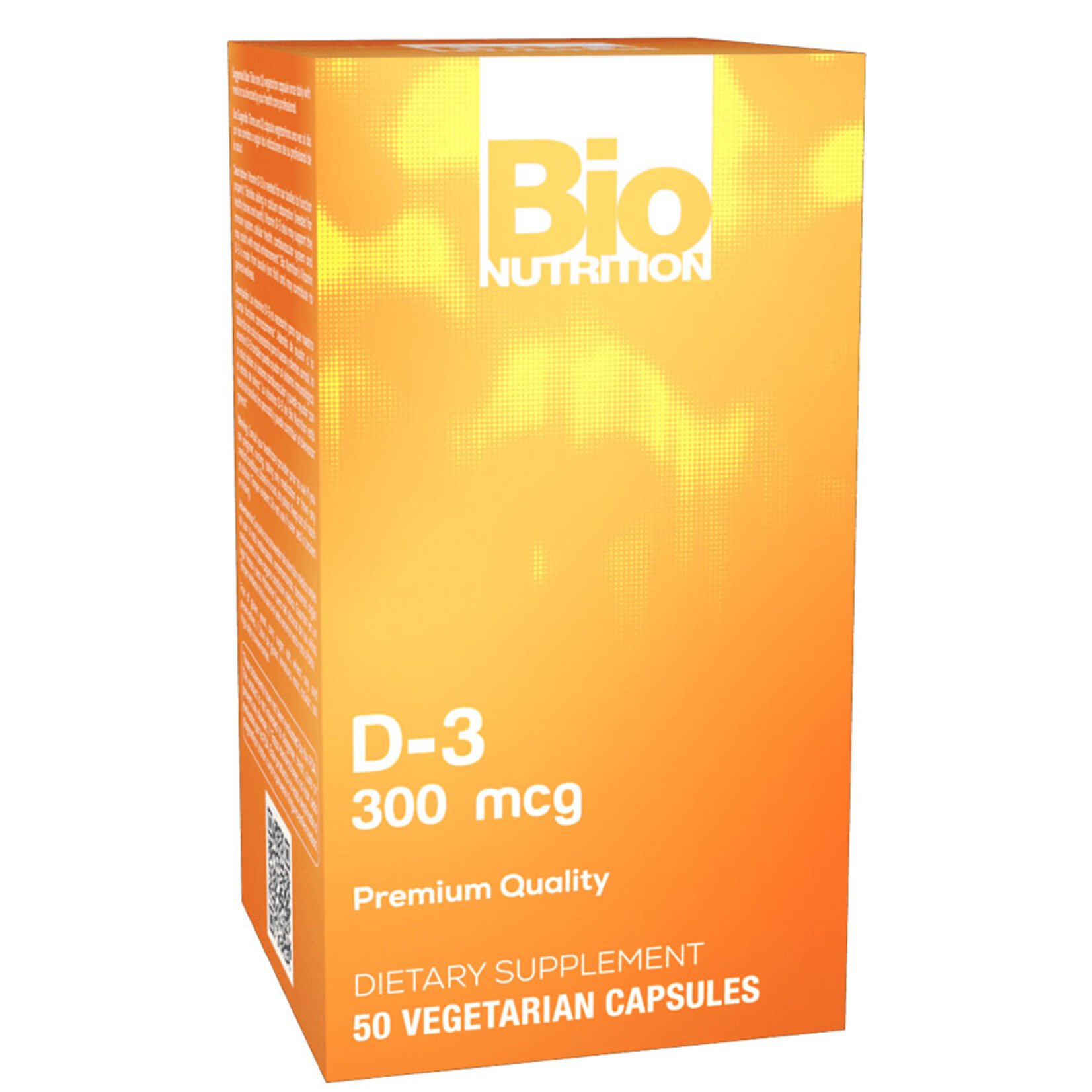 Bio Nutrition Vitamin D-3 12,000IU (50vcaps) Bio Nutrition