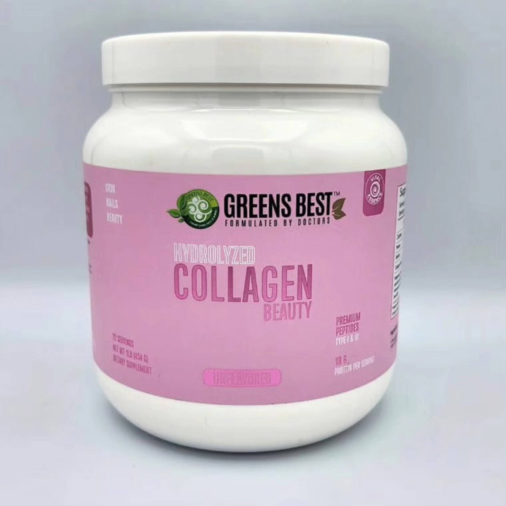 Green's Best Beauty Hydrolyzed Collagen Peptides (19oz) Green's Best