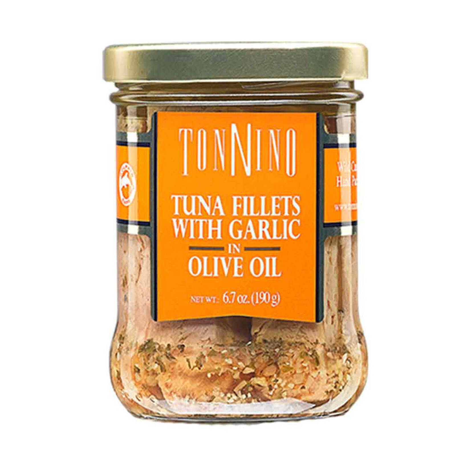 Tonnino Tuna Fillets w/Garlic & Olive Oil (6.7oz) Tonnino