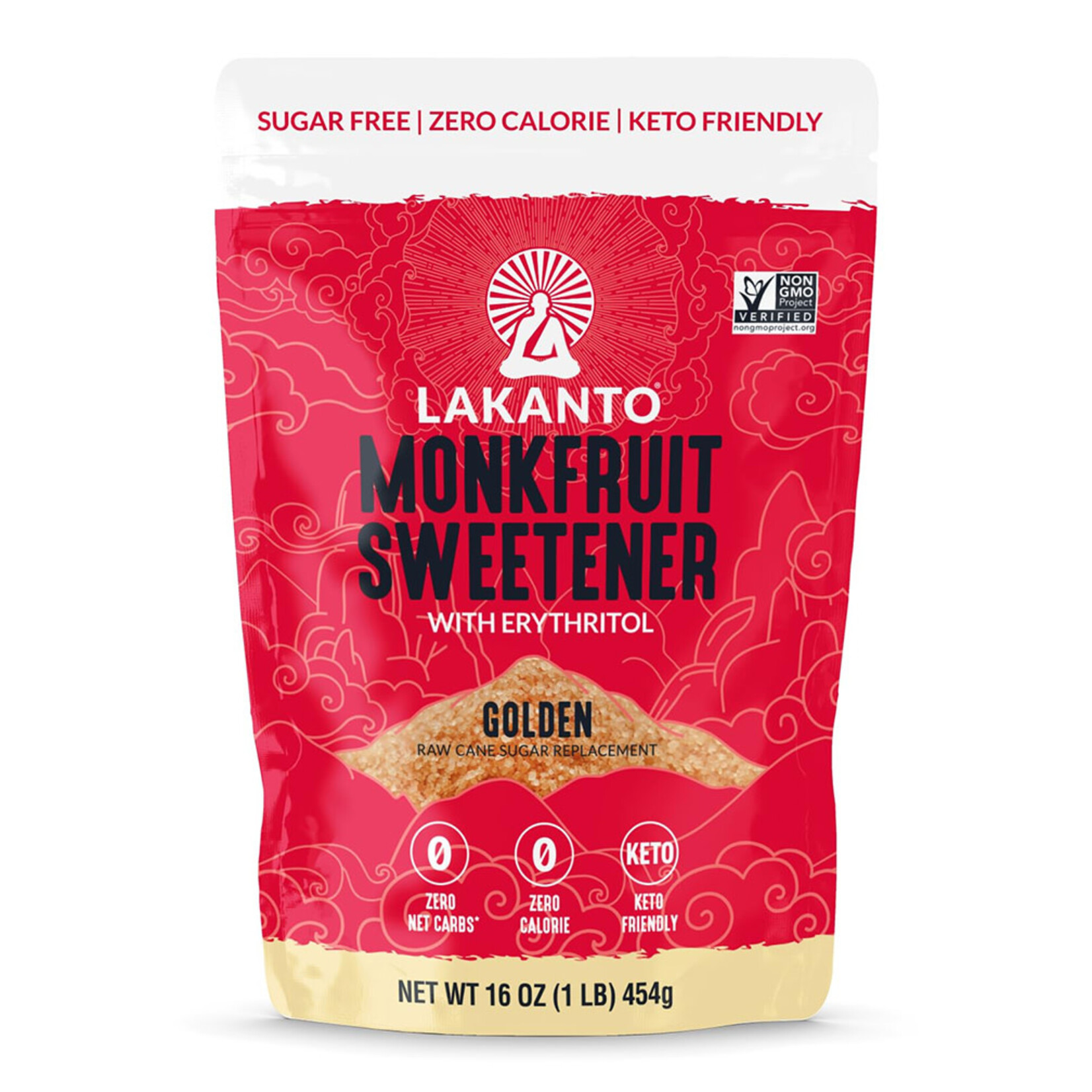 Lakanto Monkfruit Sweetener Golden (16oz) Lakanto