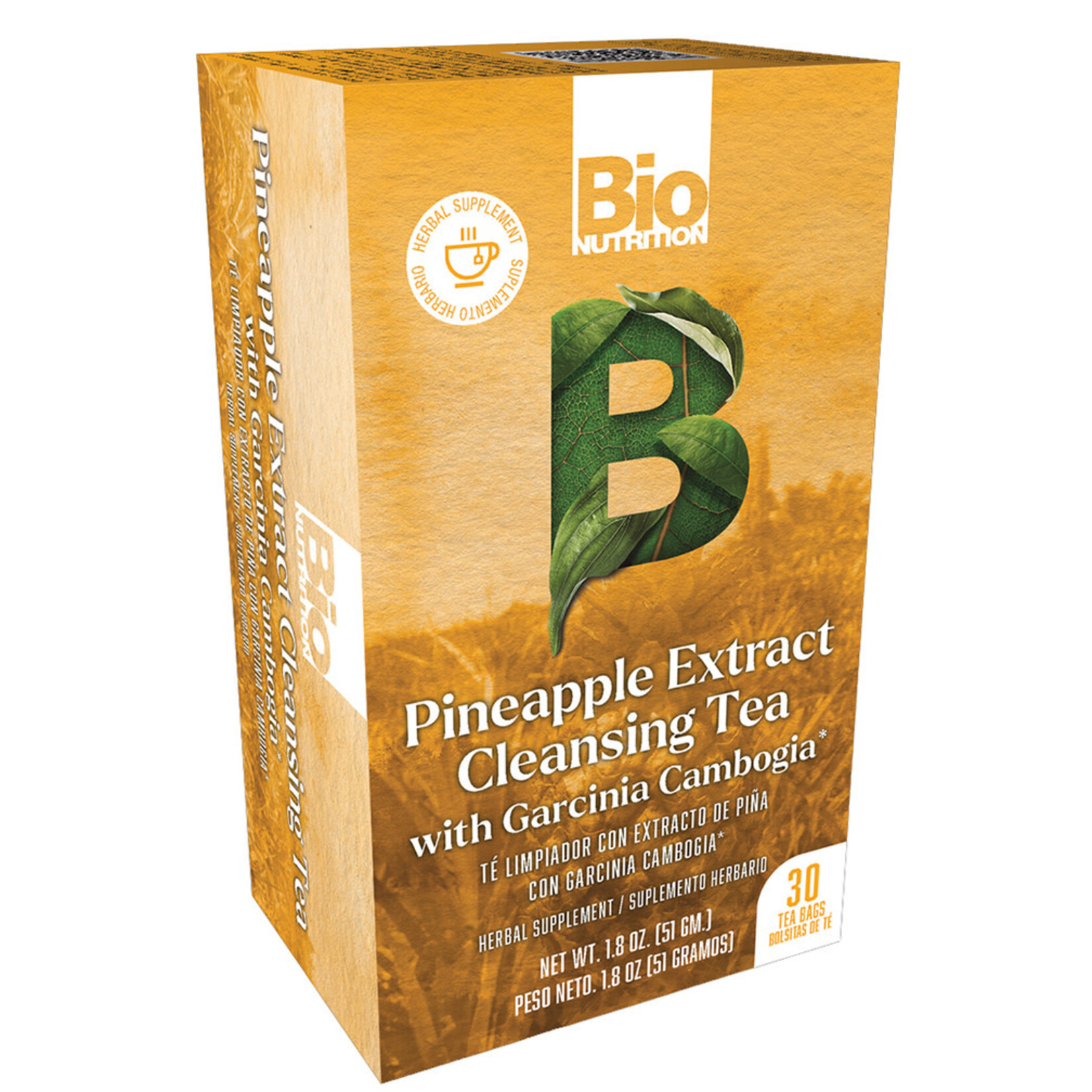 Bio Nutrition Pineapple Cleansing Tea w/Garcinia (30tbags) Bio Nutrition