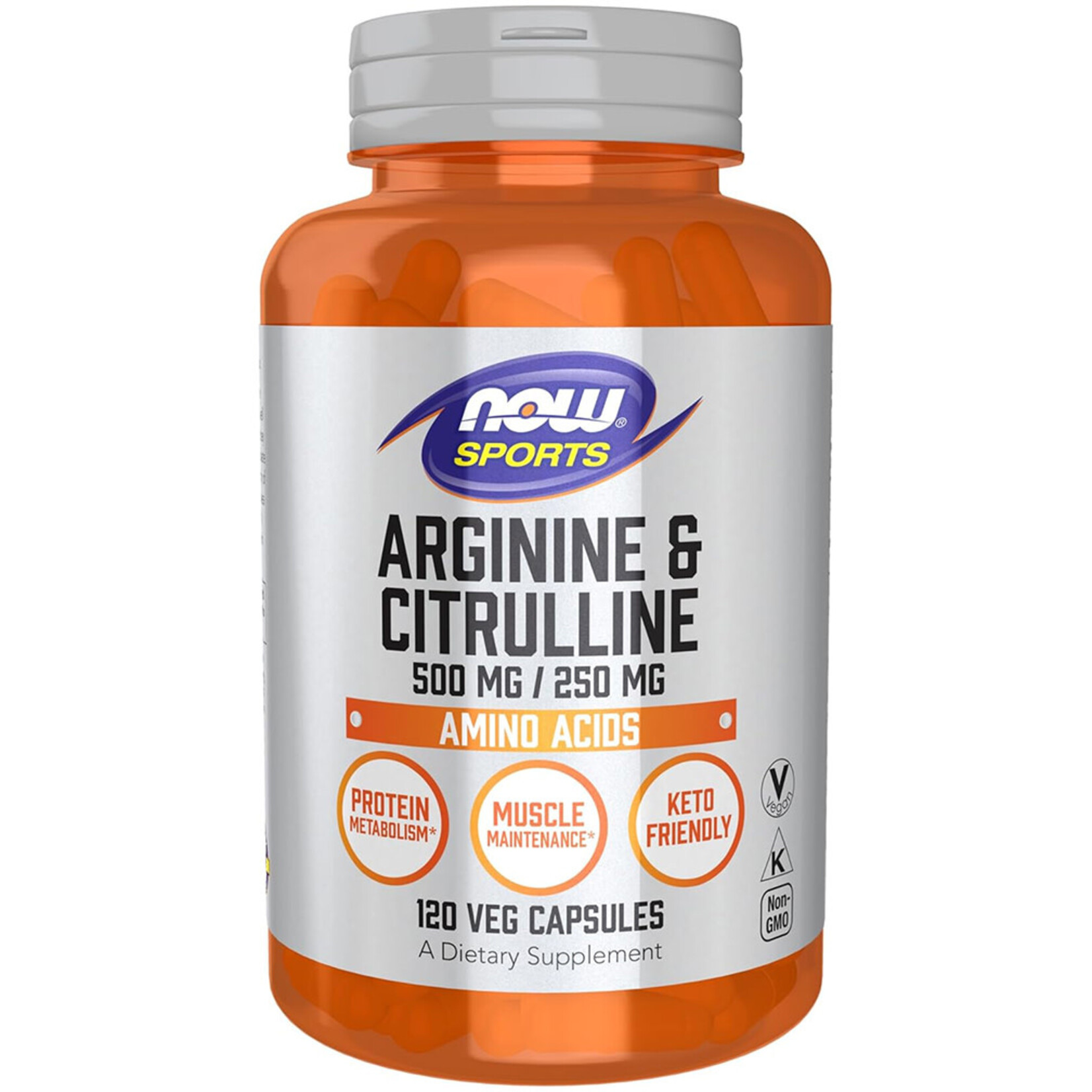NOW Arginine & Citrulline (120vcaps) NOW
