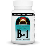 Source Naturals B-1 500mg (50tabs) Source Naturals