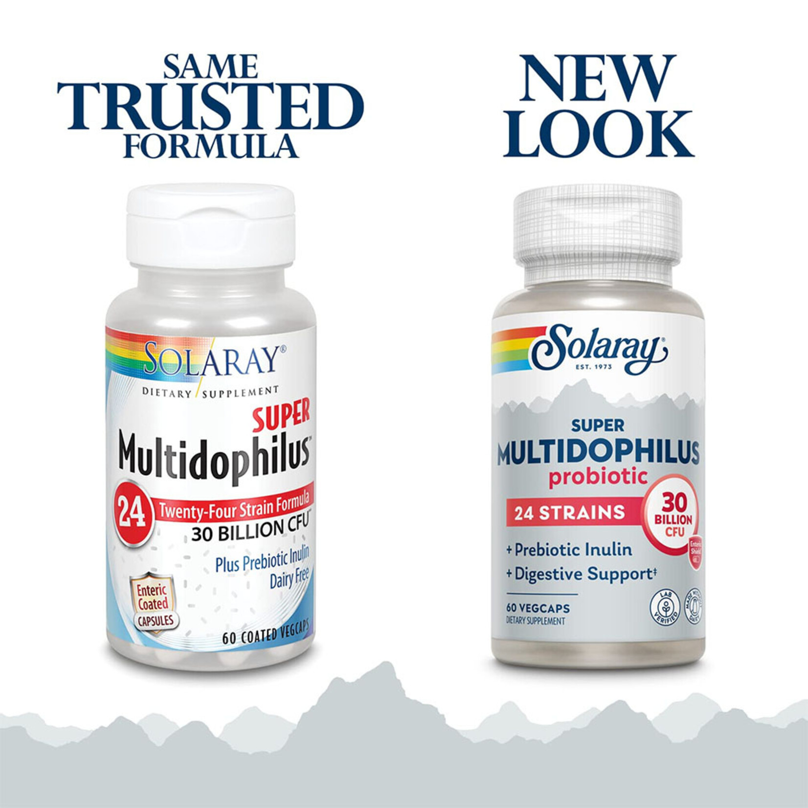 Solaray Super Multidophilus 24 Strain 30 Billion (60vcaps) Solaray