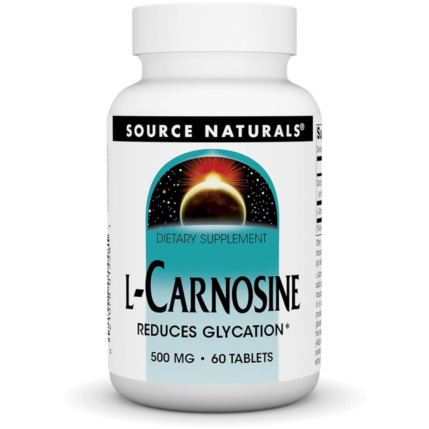 Source Naturals L-Carnosine 500mg (60tabs) Source Naturals