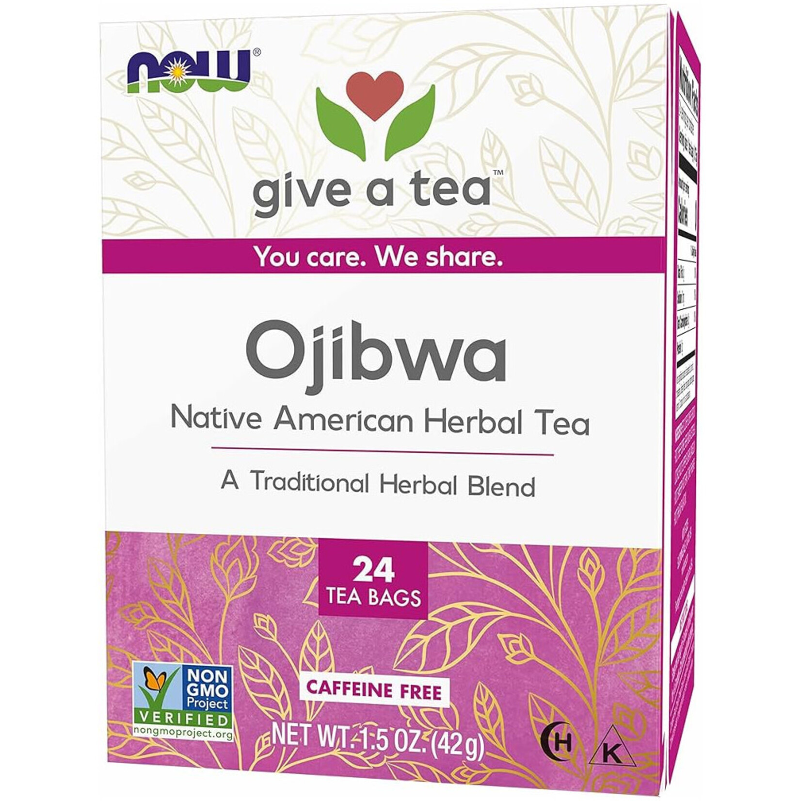 NOW Ojibwa Tea Bags (24tbags) NOW