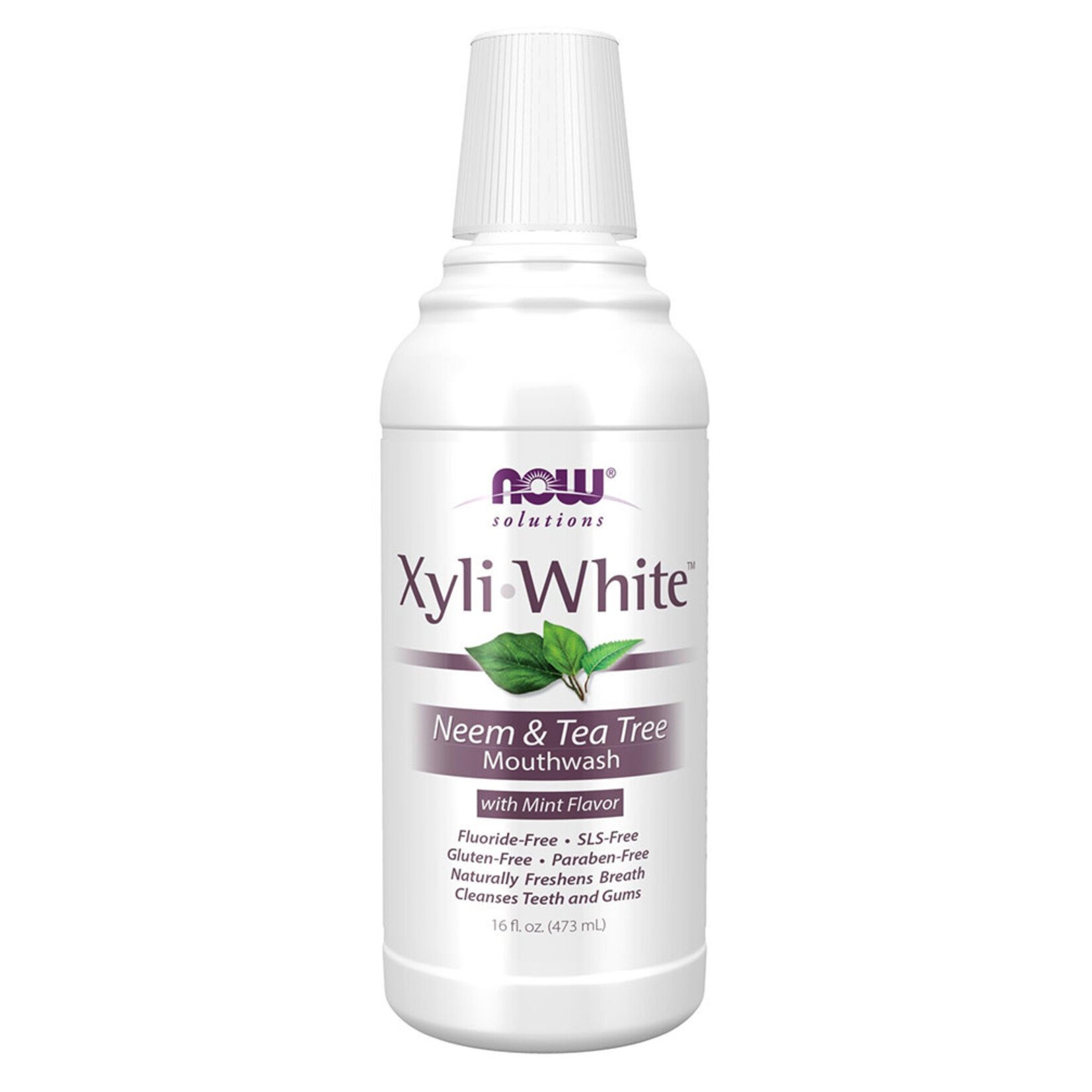 NOW Xyliwhite Neem & Tea Tree Mouthwash (16oz) NOW